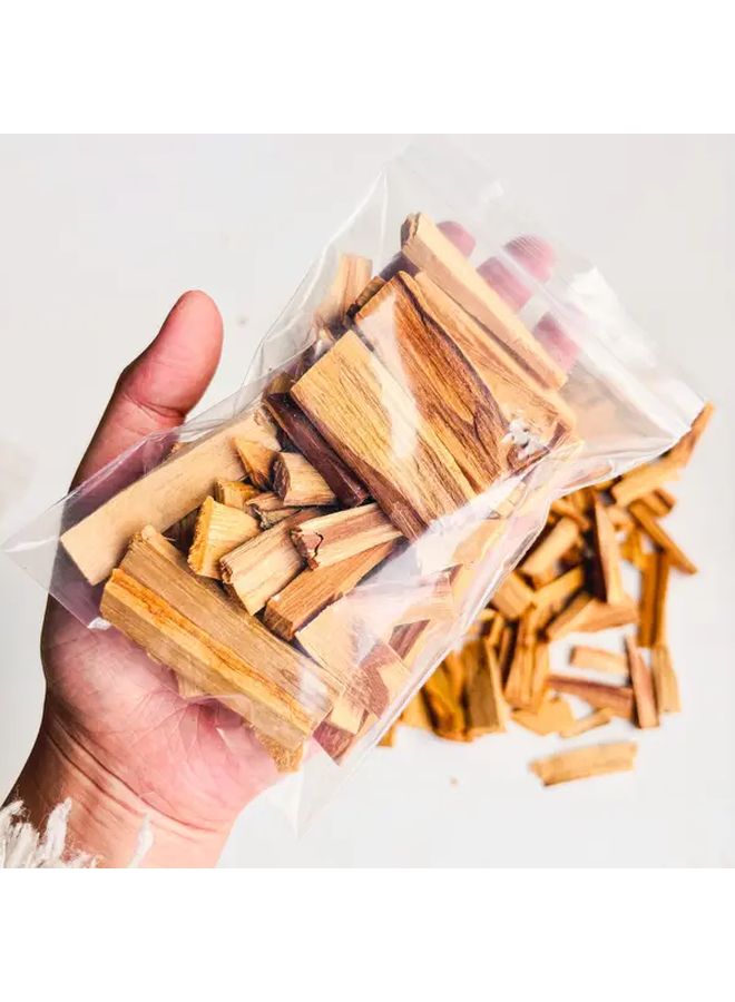 رقائق خشب بالو سانتو العطرية الطبيعية للبخور عطر المنزل 2 أونصة 60 جرام - Image 2